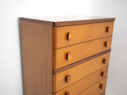 Vintage teak chest of drawers