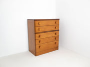 Tall vintage chest of drawers