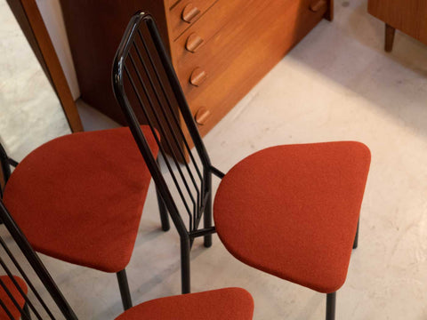Unusual vintage dining chairs
