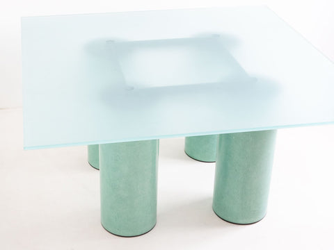 Vignelli glass table