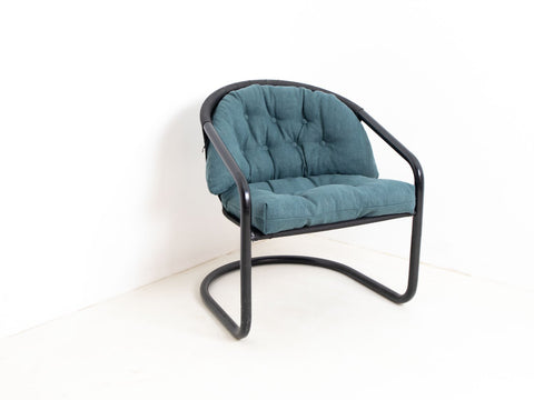 Vintage steel armchair