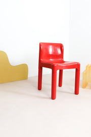 red 4875 Kartell chair by Bartoli