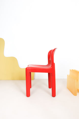 red Kartell chair