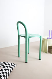 Green Kartell stool by Ferrieri