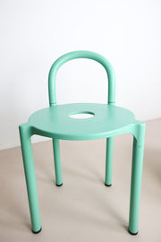 80's mint green Kartell stool