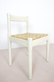 vintage original white Magistretti Carimate chair