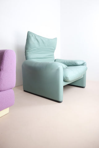 Original Maralunga leather armchair