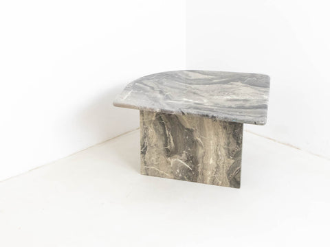 Grey marble coffee table