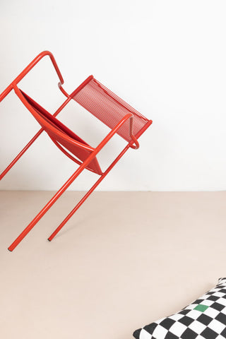 Original Alias spaghetti chairs red
