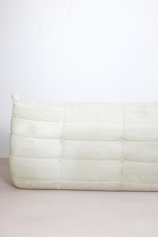 Cream Togo couch by Ligne Roset
