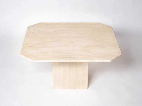square stone coffee table