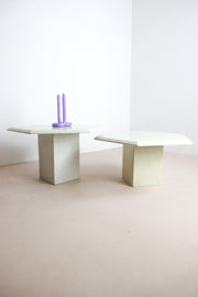 Retro marble side tables London