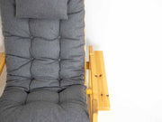  Mid century pine armchair