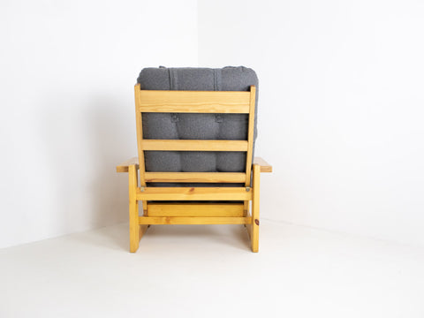 Scandinavain pine armchair